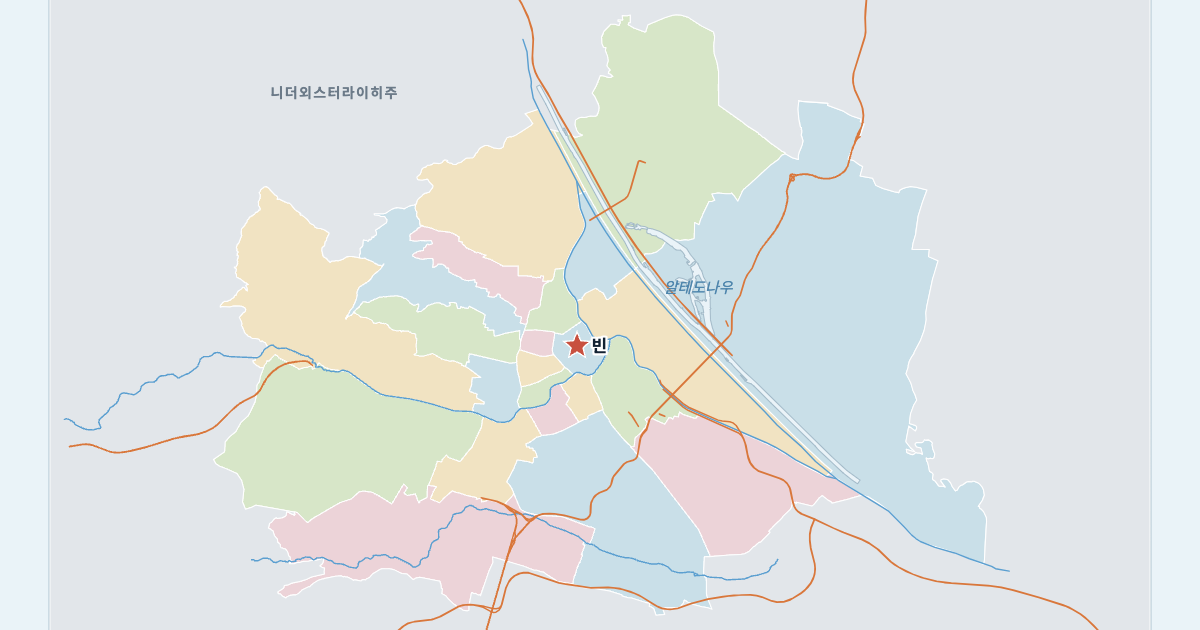빈 지도(주요 도시 포함)