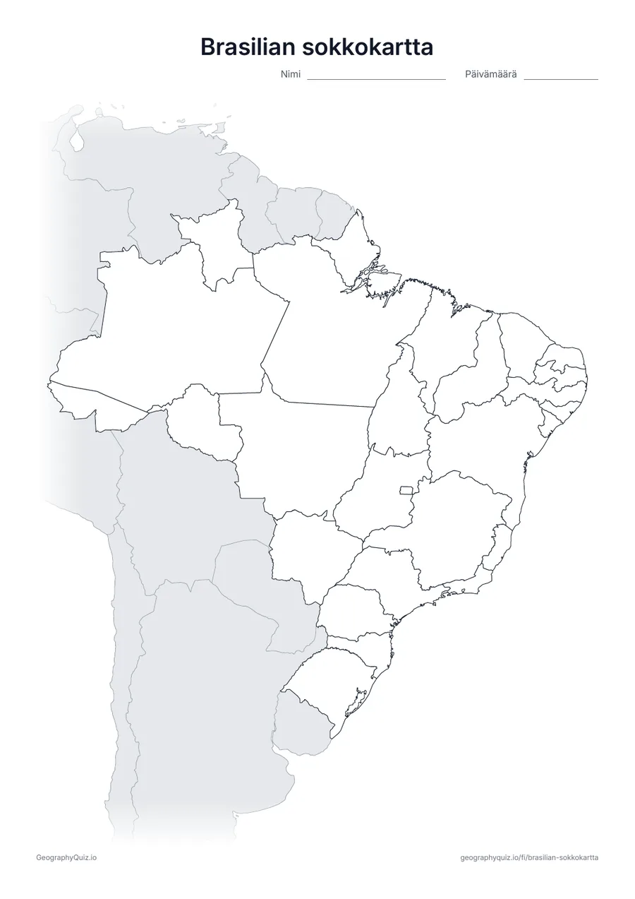 Esikatselu: sokkokartta – Brasilia