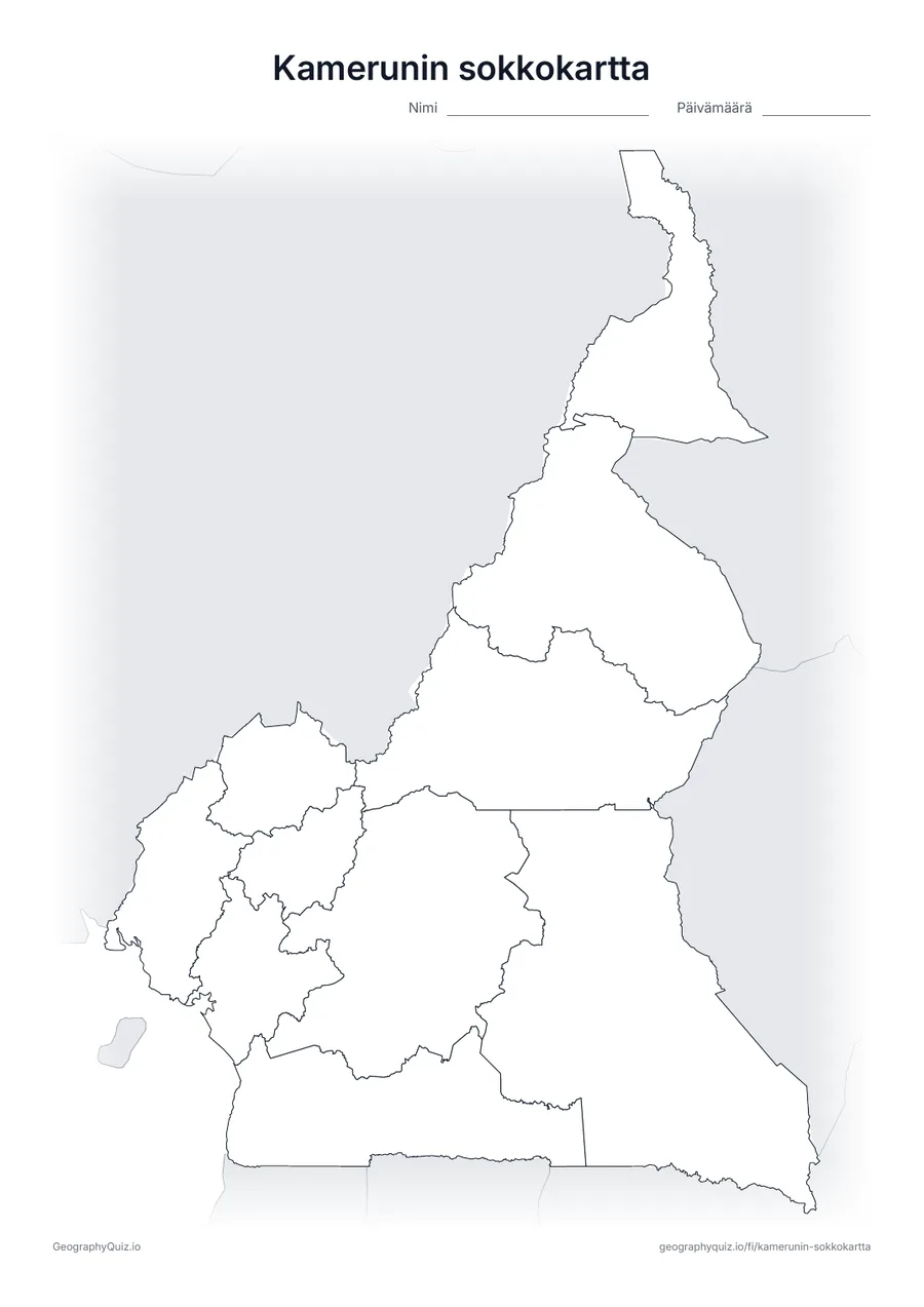 Esikatselu: sokkokartta – Kamerun