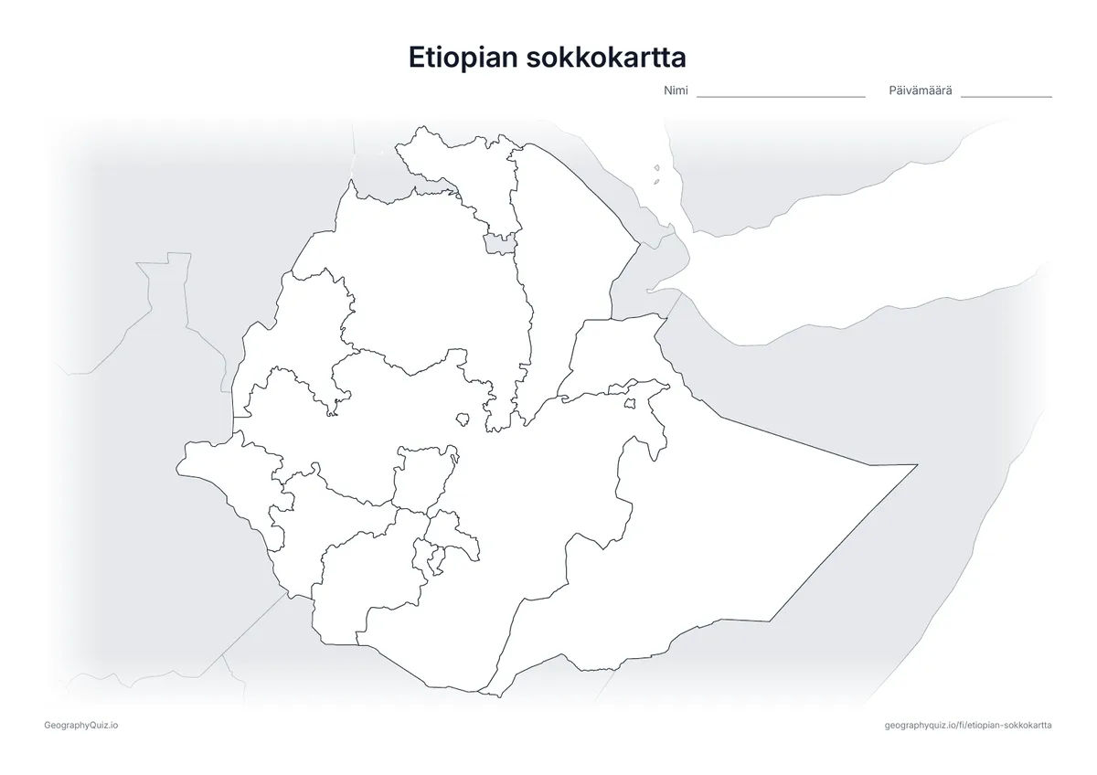 Esikatselu: sokkokartta – Etiopia