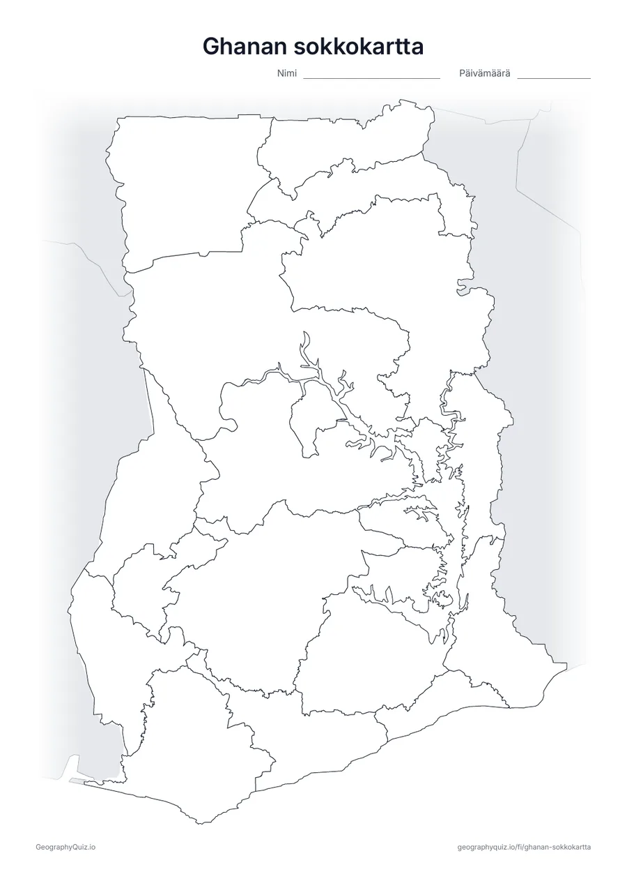 Esikatselu: sokkokartta – Ghana
