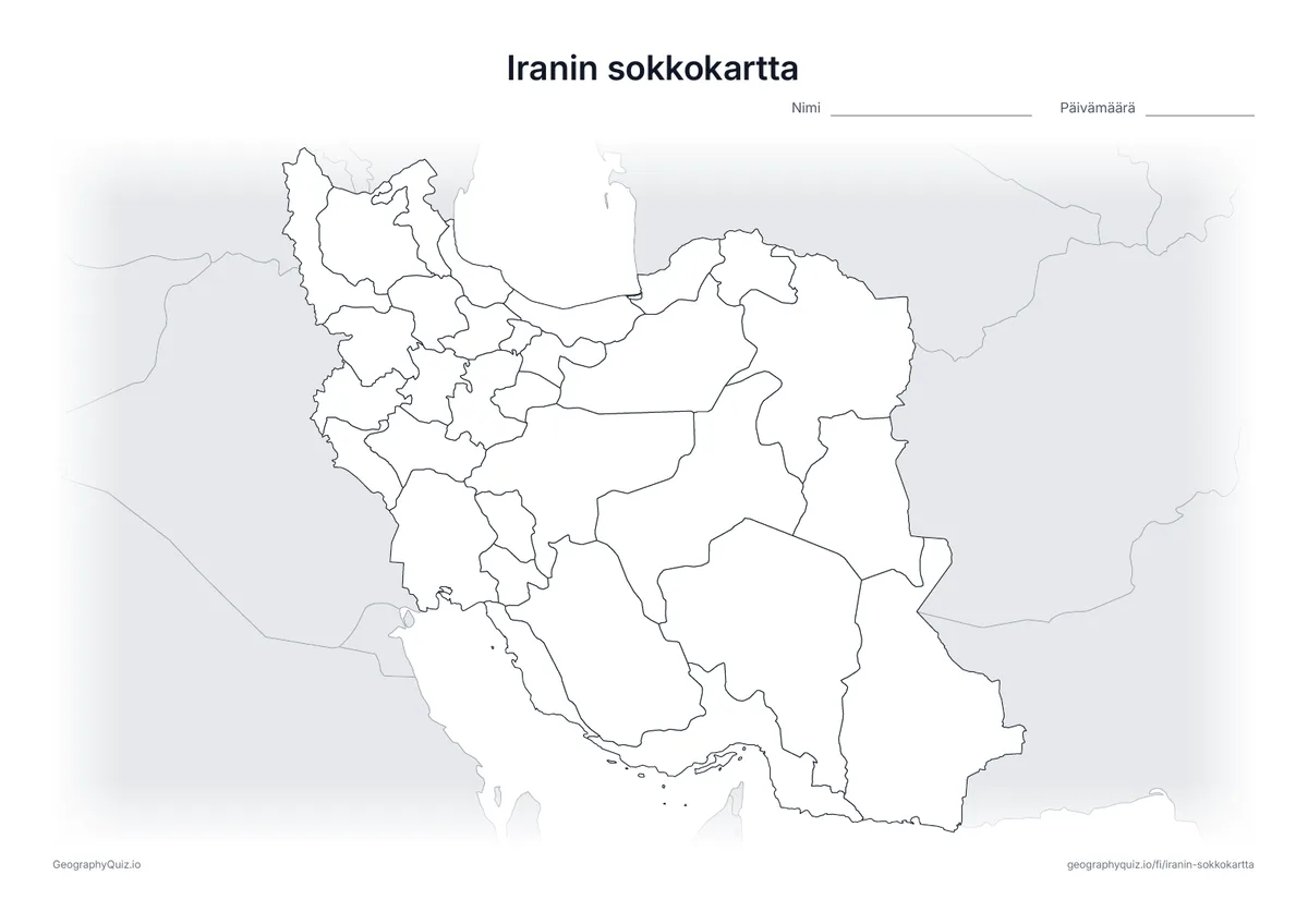 Esikatselu: sokkokartta – Iran
