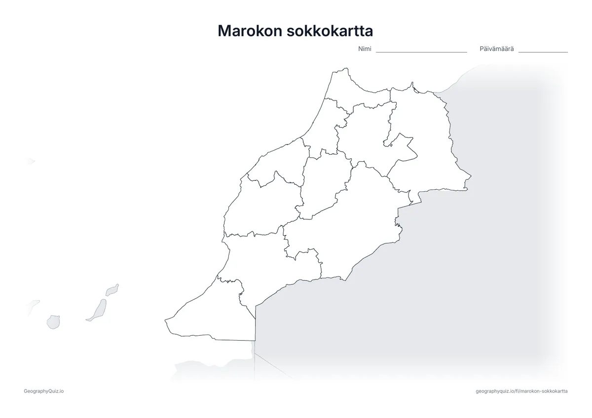Esikatselu: sokkokartta – Marokko