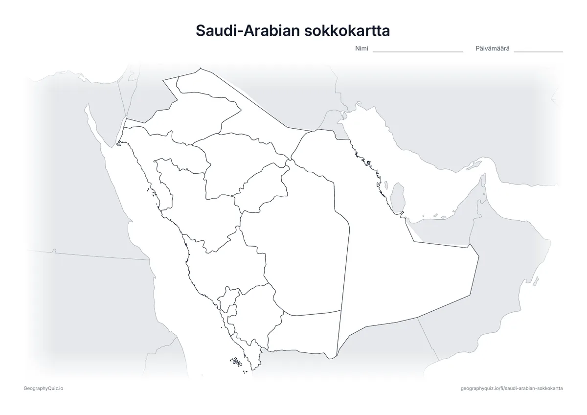 Esikatselu: sokkokartta – Saudi-Arabia