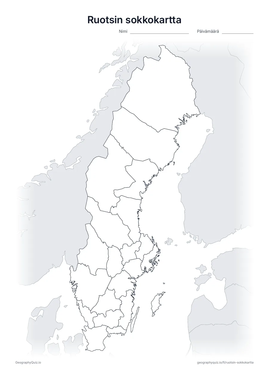 Esikatselu: sokkokartta – Ruotsi