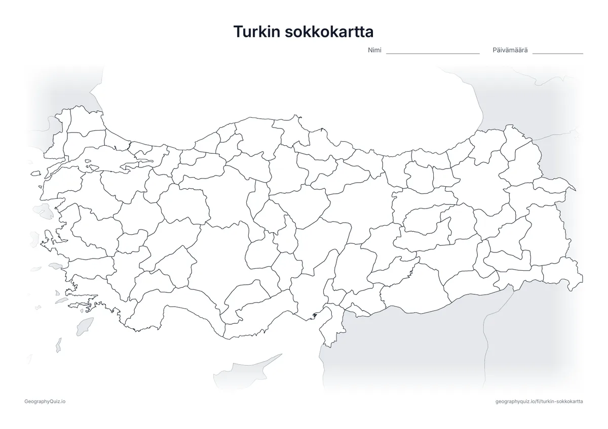 Esikatselu: sokkokartta – Turkki