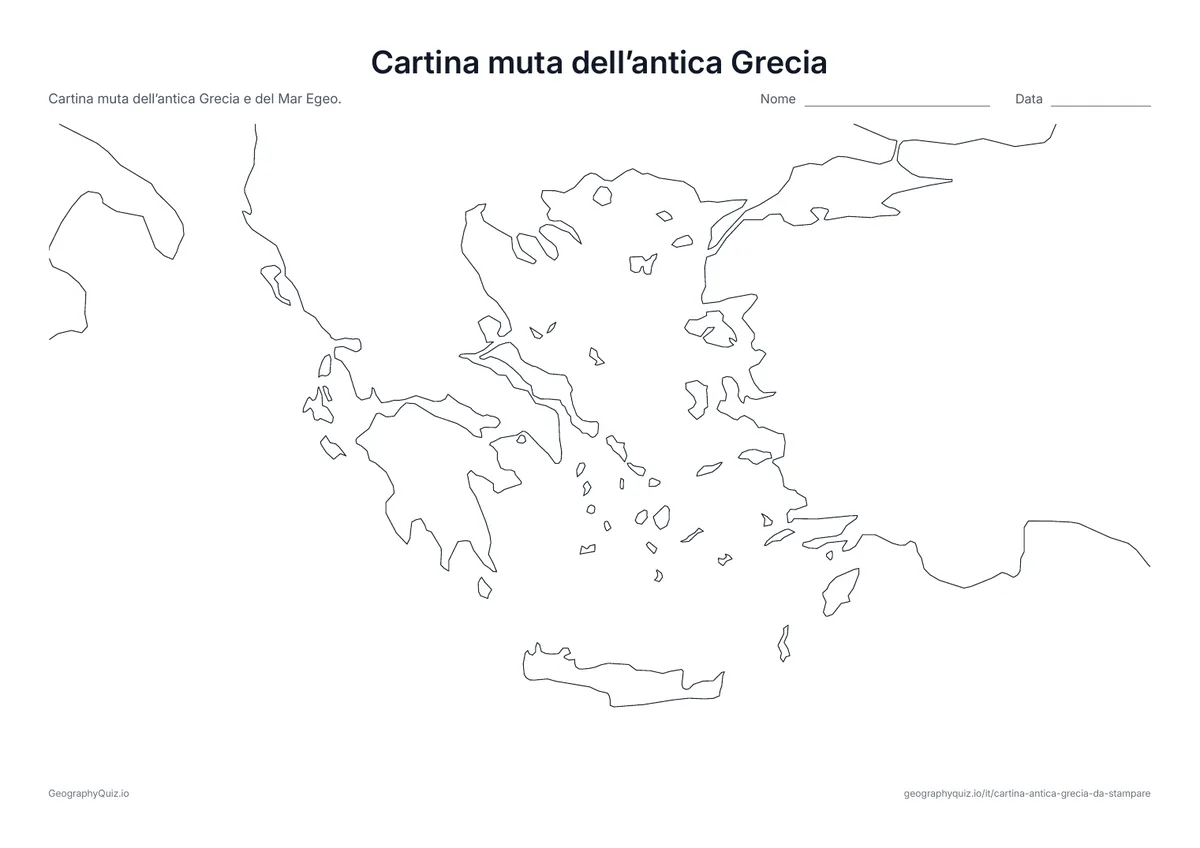 Anteprima della scheda: cartina muta – l’antica Grecia